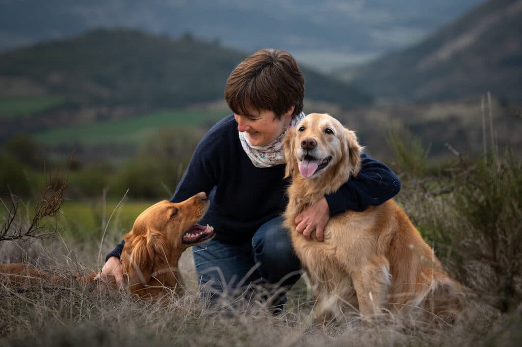 educateur canin une famille canine golden retriever