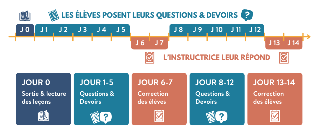 timeline atelier 2semaines
