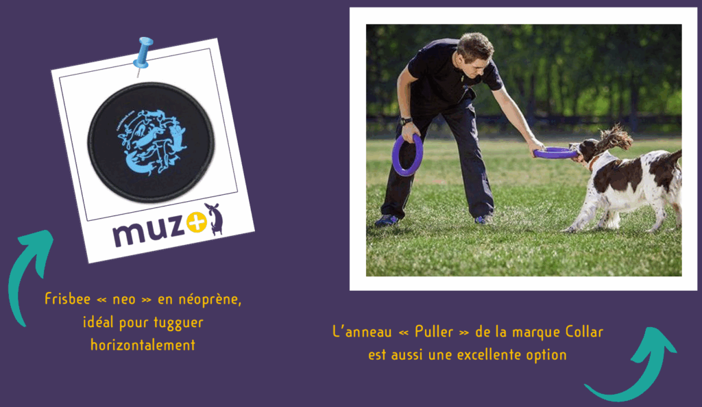 frisbee néoprène et anneau puller de la marque collar